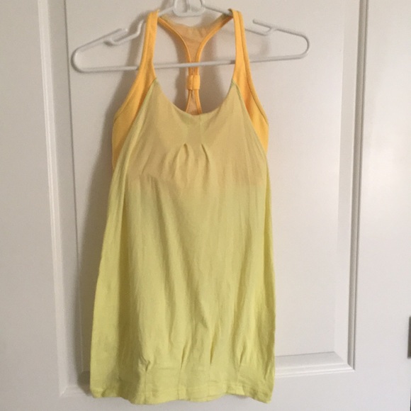 lululemon athletica Tops - Lululemon women’s yellow tank, size 8